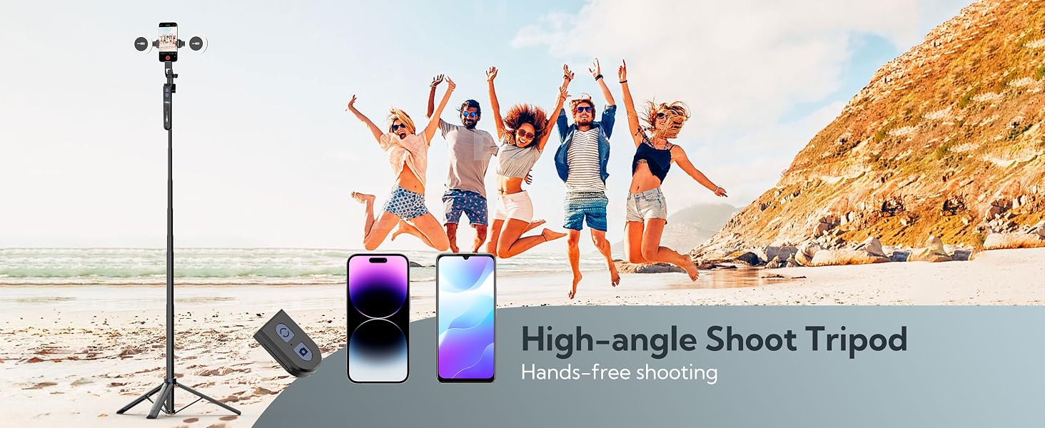 High-angle shoot tripod