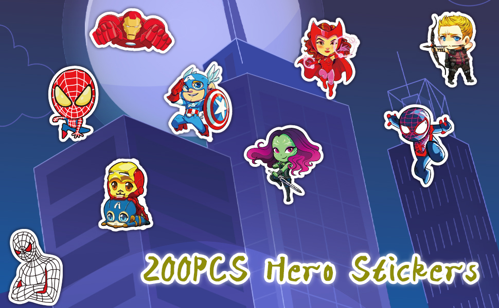 hero Stickers
