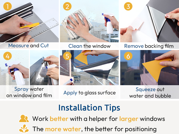 window privacy film static cling