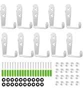 CGBE Wall Hooks,Coat Hooks,Stainless Steel Heavy Duty Single Towel Hook,Luggage Key Hook Hanging ...