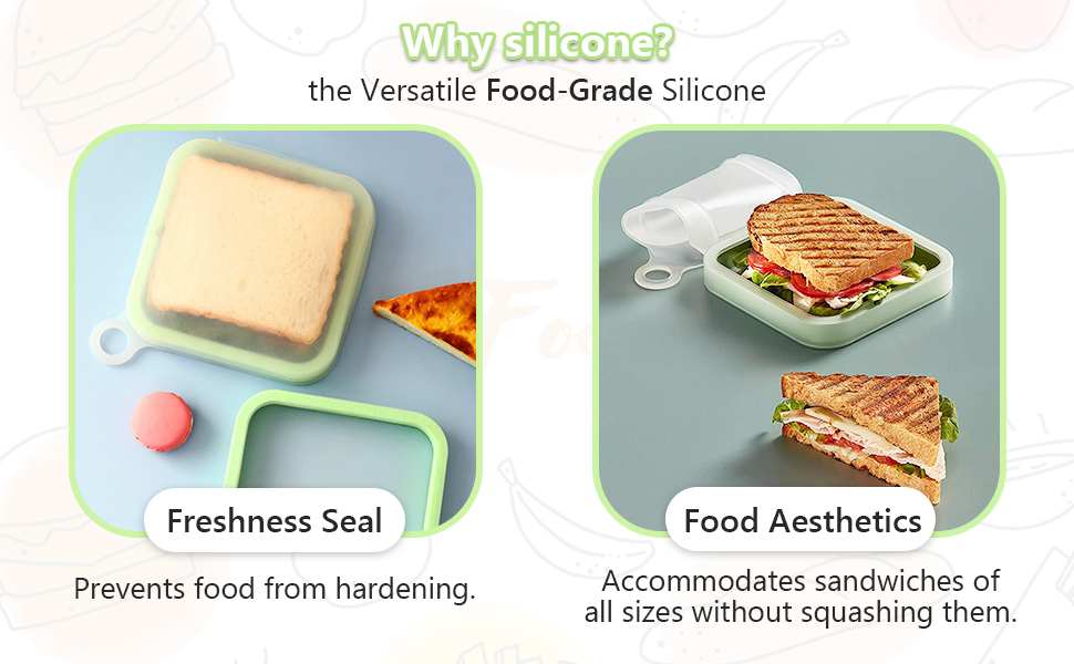 Silicone Sandwich Container