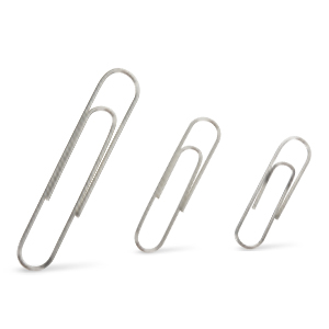 paper clips assorted size