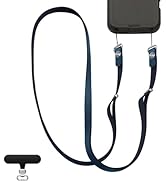 Jelanry Lanyard Crossbody Strap for Apple iPhone 17, Adjustable Hands-Free Neck Strap with Quick-...
