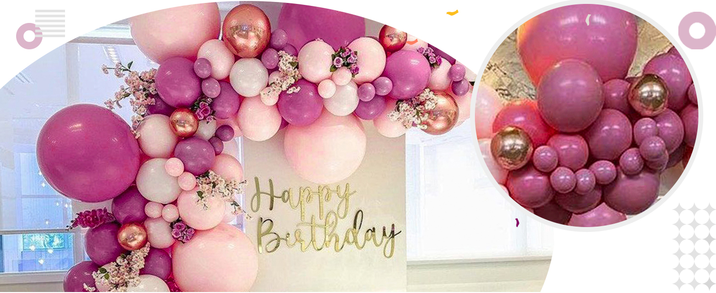 Hot Pink Balloons