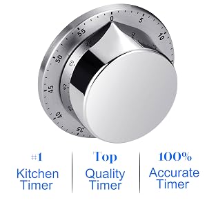 the ultimate kitchen timer - - stainless steel