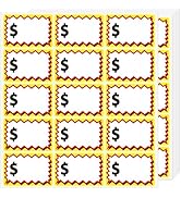 Garage Sale Stickers, Yard Price Sticker with Large Blank Writing Space(2