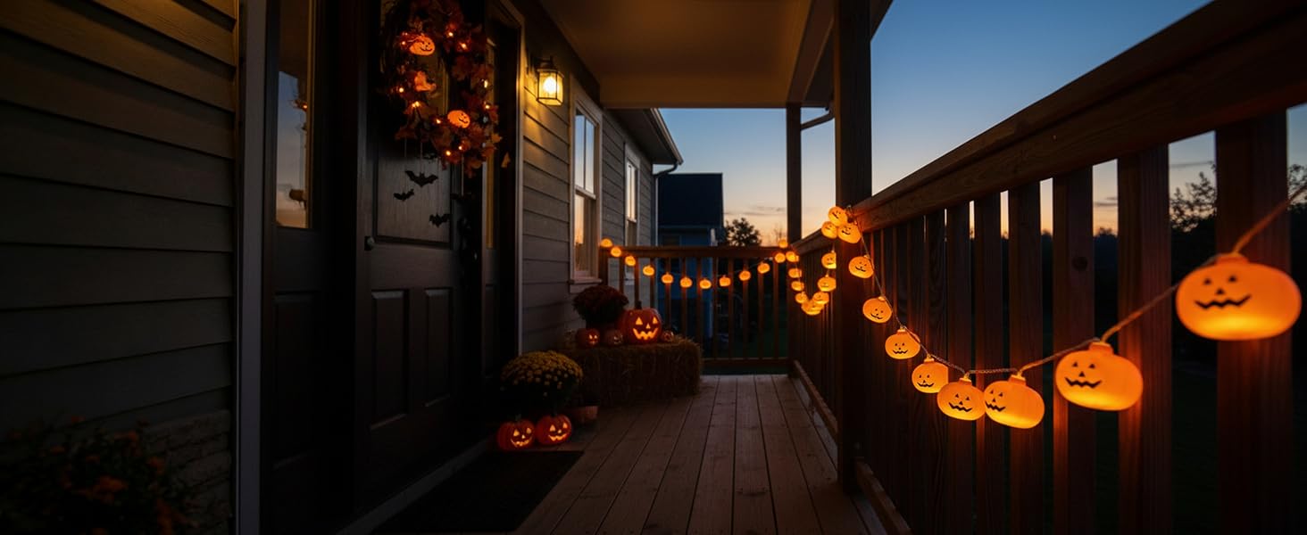 Halloween Porch Railing & Deck Decor