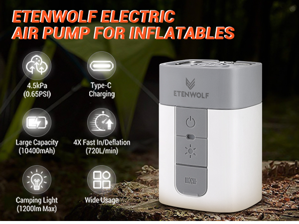 air pump for inflatables air mattress pump portable air pump battery powered air pump