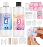 Liquid Silicone for Taba Squishy Kit - 20.4oz Super Soft Silicone Rubber for Squishy Maker, Bubbl...