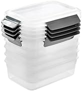 YORY BPA Free nestable food storage containers with lids extra thick leftover meal prep Lunch air...