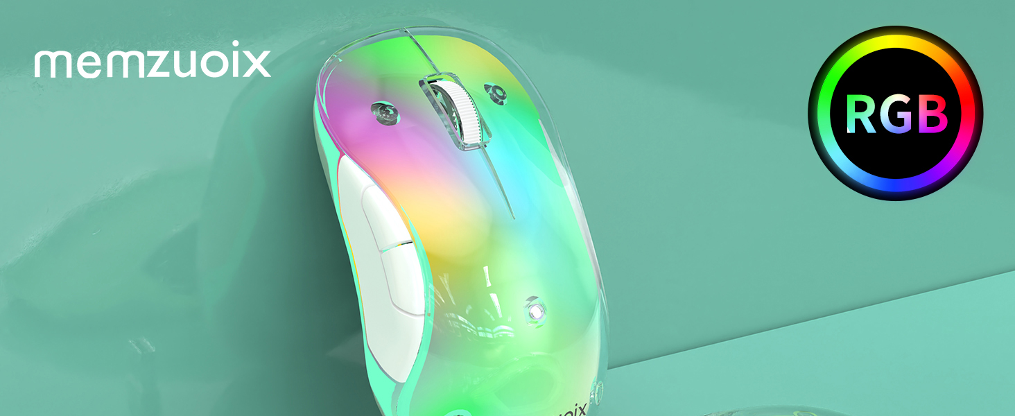 wireless mouse/rechargeable mouse/RGB wireless mouse green