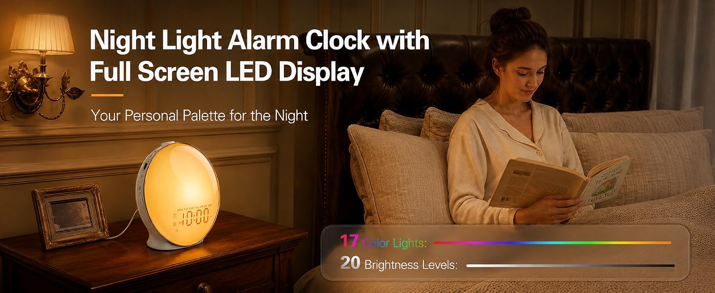 Night Light Alarm Clock