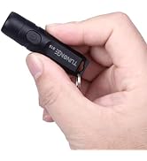 Rechargeable Keychain Flashlights, 650 High Lumens EDC Pocket Flashlights, Mini Flashlight Be Use...