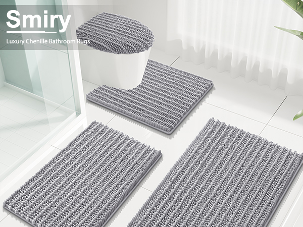 Smiry bathroom rugs