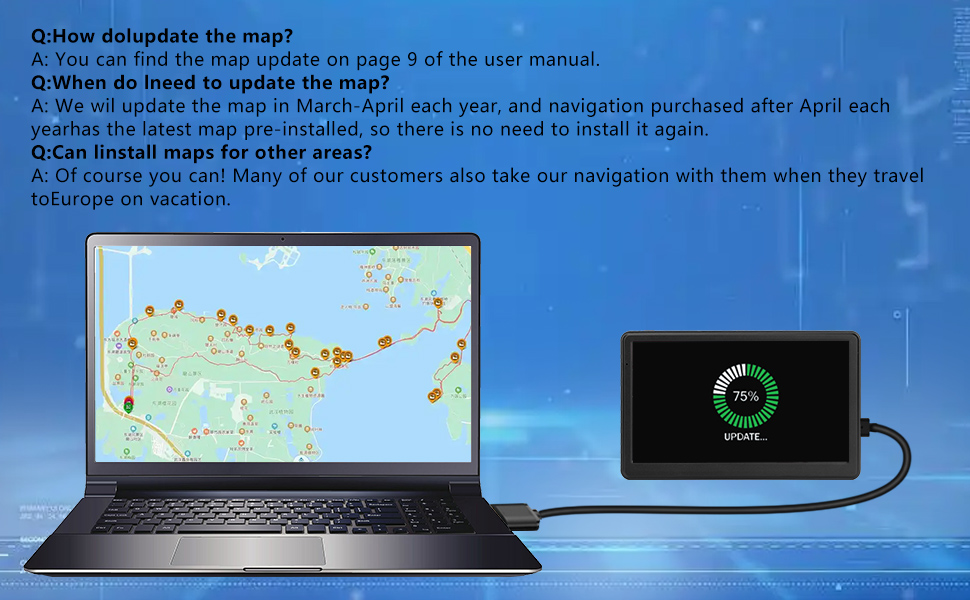 Free lifetime map updates