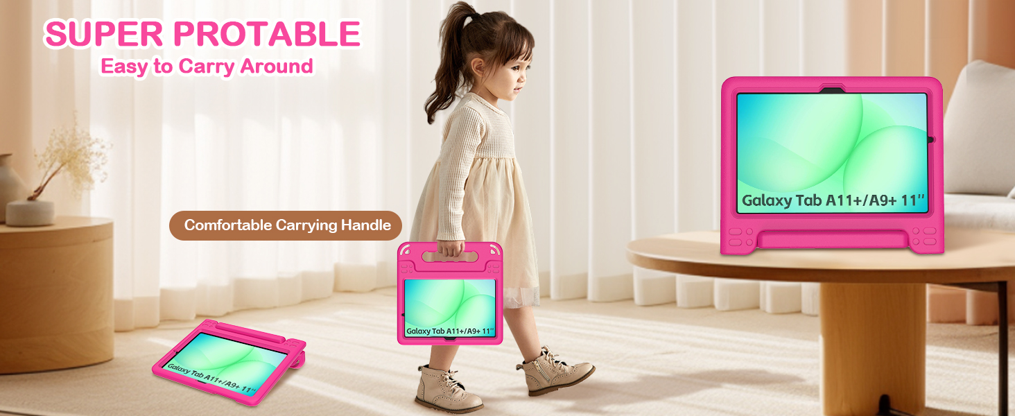 With comfortable carrying handle
