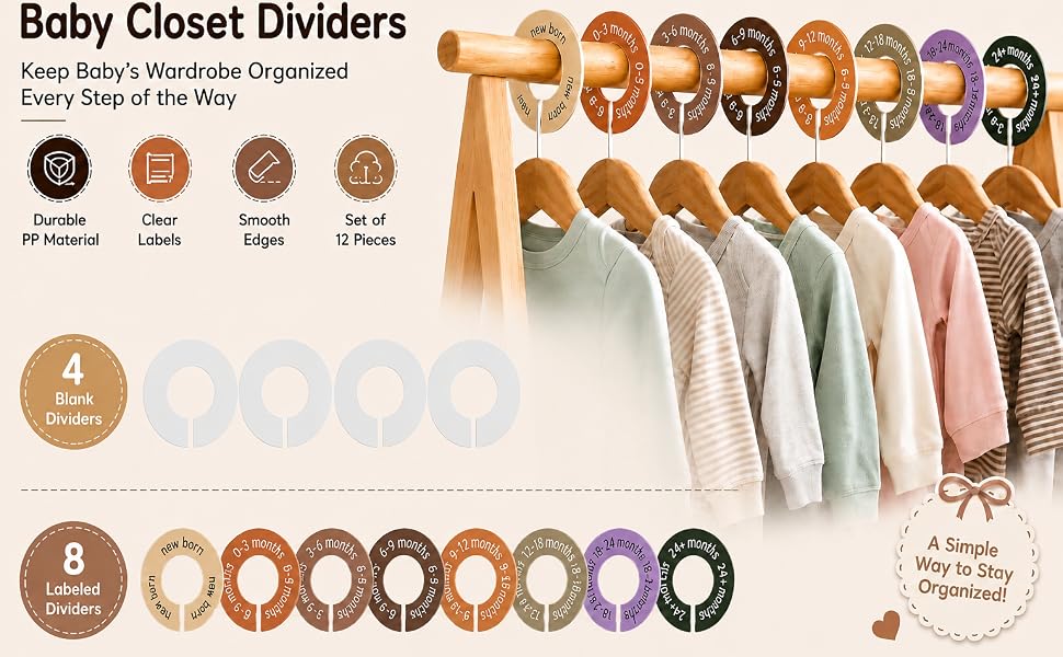 Baby Closet Dividers