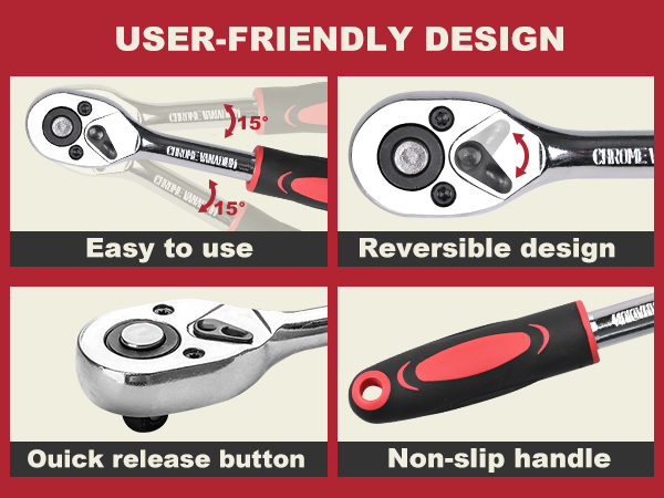 46 PCS Socket Wrench Set