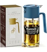PLAPITATE 17oz/500ml Premium Olive Oil Sprayer for Cooking, 2 in 1 Glass Olive Oil Dispenser Bott...
