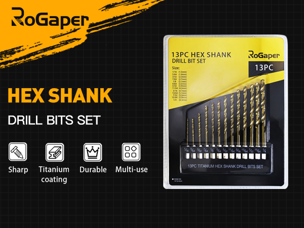 Hex Shank Drill Bit Set