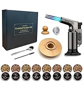 KILOGOGRAPH Cocktail Smoker Kit - 3 Nozzle Torch, 8 Wood Chips for Smoker, Old Fashioned Smoker K...