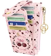Gemfit Slim Small Card Wallet for Women – Cute Card Holder Wallets with Keychain Credit RFID Bloc...