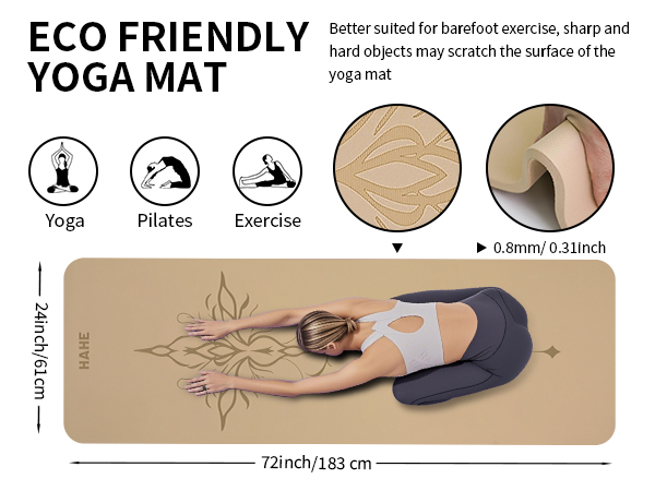 Non Slip Yoga Mat Thick