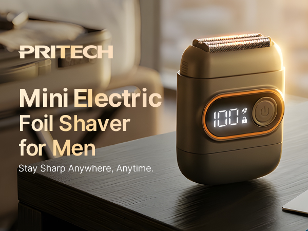 Mini Electric Foil Shaver for Men,Stay Sharp Anywhere, Anytime.