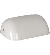 Newrays Glass Bankers Lamp Shade Cover Replacement,L8.85 W5.11 (Milk White)