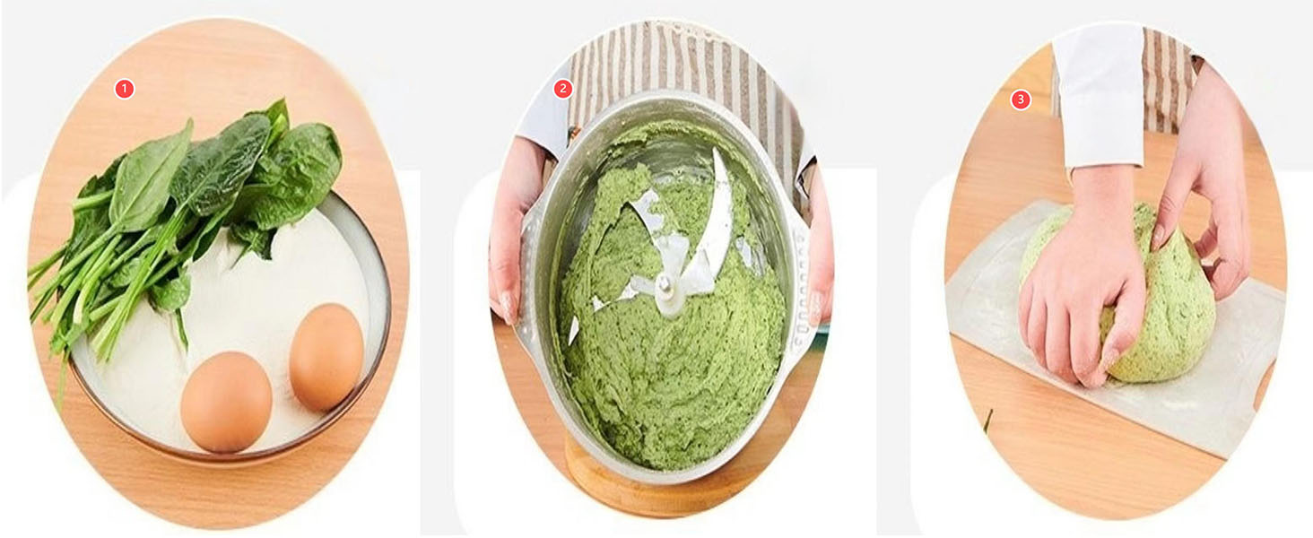 Dough making steps
