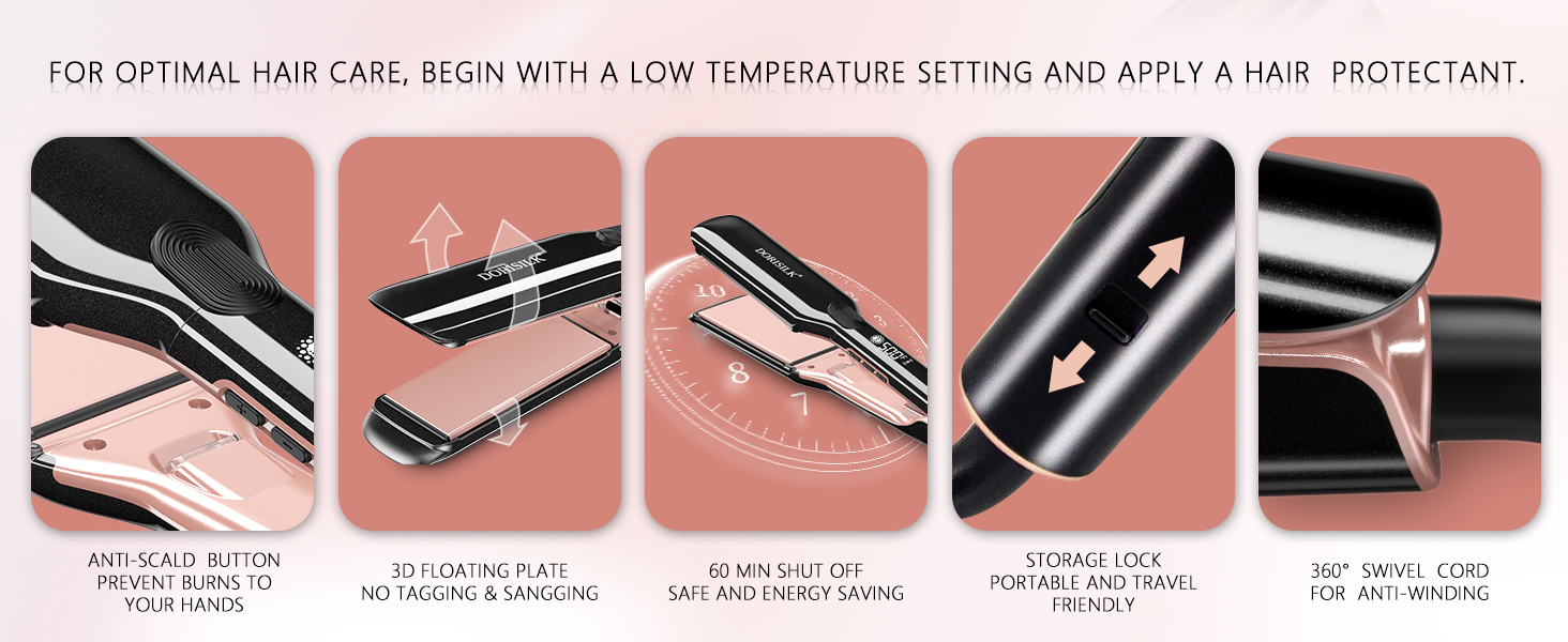 hair straightener for curly hair