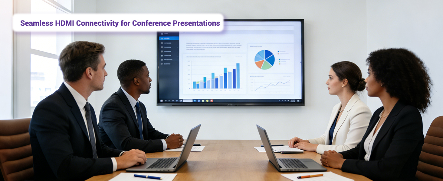 seamless hdmi connectivity for conference presentations