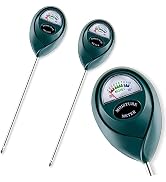 Tennedriv Green 2 Pack Soil Moisture Meter for House Plants, Plant Water Meter,Plant Moisture Met...