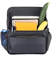 Viaviat Front Seat Organizer Car Upholstery Leather Passenger Seat Storage Bag Large Durable Car ...
