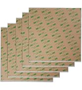 HIKIYEAT Heat Resistant Double Sided Tape,468MP Double Sided Adhesive Sheets 8.66x8.66 in,Clear T...