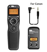 Pixel TW-283 E3 Wireless Shutter Release Remote Control Compatible for Canon Eos R6 RP XT XTi XS ...
