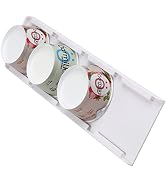 Yogurt Organizer for Fridge, Yogurt Holder for Refrigerator Greek and Vegan Yogurt Organizer Slid...