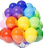 rainbow balloons