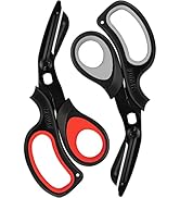 MEUUT 2 Pack Trauma Shears Patented Bandage Scissors - Medical Supplies with 8 inch Heavy Duty Me...
