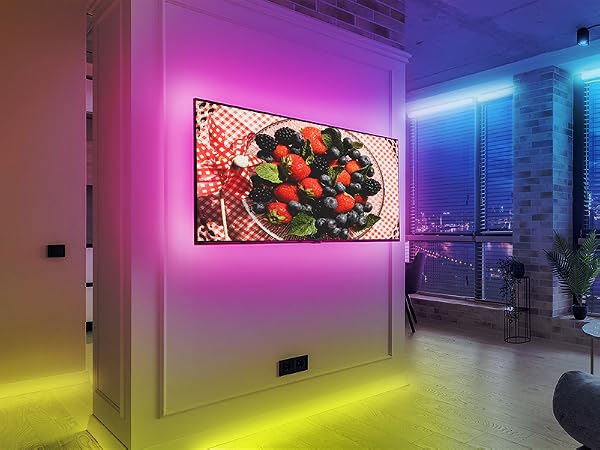 BEHIND TV LIGHTS