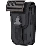 IronSeals Tactical Cell Phone Holster Pouch, Tactical Smartphone Pouches Cellphone Case Molle Gad...