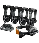 Hollyland Solidcom SE Full Duplex 5-Users ENC Noise Cancellation Wireless Intercom Headset System...