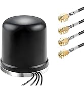 4x4 MIMO Omnidirectional Low Profile Wide-Band 4G LTE 5G Magnetic Base External Antenna for Boost...