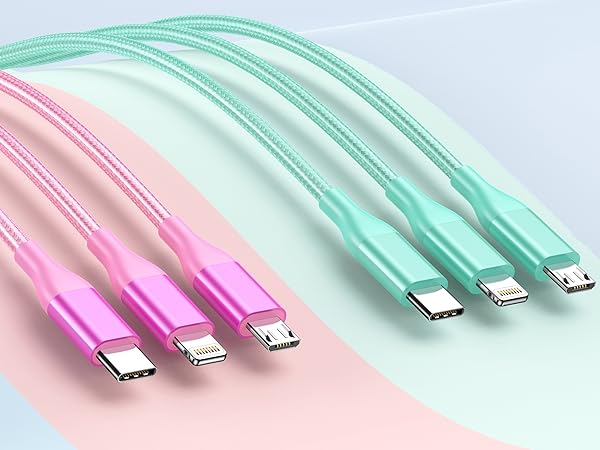 Certified 3 in 1 Charging Experience, Simplify daily charging with multi charging cable