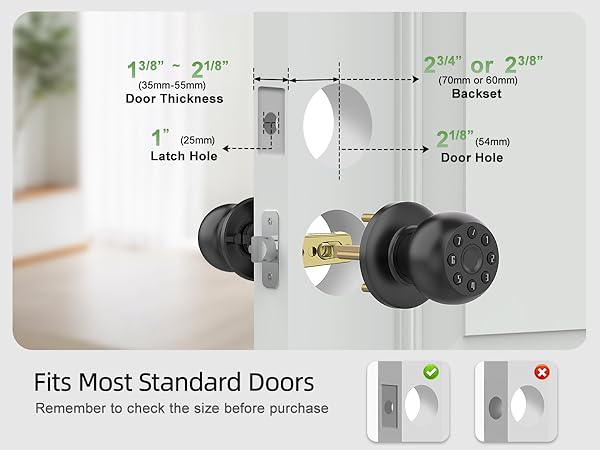 bedroom door lock smart