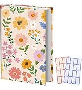 Anseal 1 Pack Floral Pattern Stretchable Book Sleeve Cover for Paperbacks Hardcovers Textbooks up...