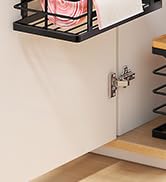 Sevenblue 2 Pack Stackable Trash Bag Holder with Bamboo Top, 2025 Pro Wall Mount Laundry Room Org...