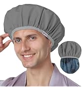 Years calm Men Shower Cap Reusable Waterproof, Dual-Layer Hair Cap Disguise | Double-Sided Use,Pr...