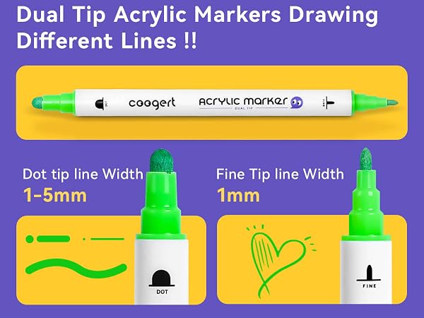 Dual Tip Paint Markres