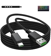 Razer Type C Charging Cable Compatible with Razer BlackWidow V3 Pro, Deathstalker V2 Pro, Ducky O...